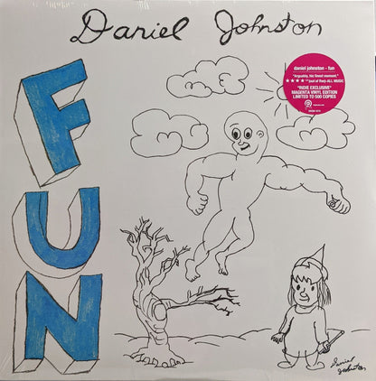 Daniel Johnston - FUN (IEX Magenta, Limited to 500) Vinyl Record