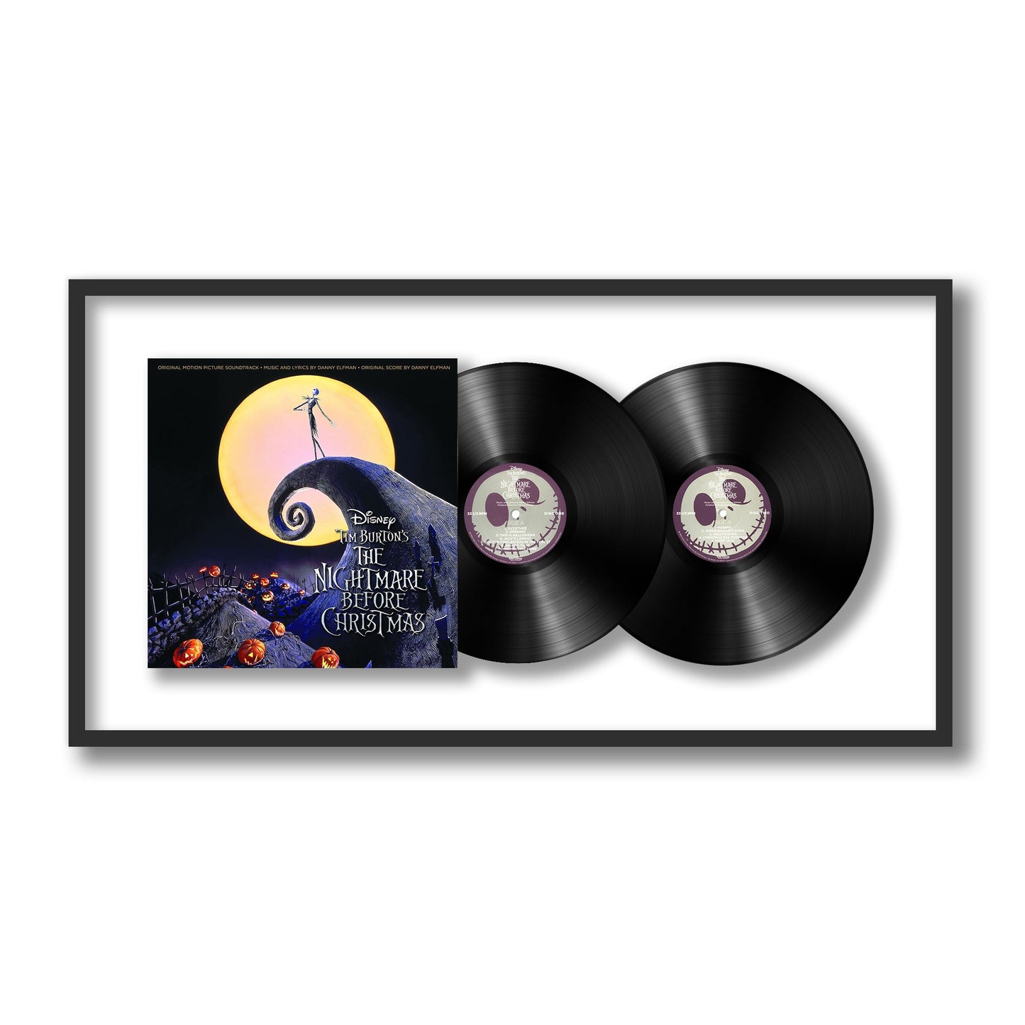 The Nightmare Before Christmas Framed Vinyl Record