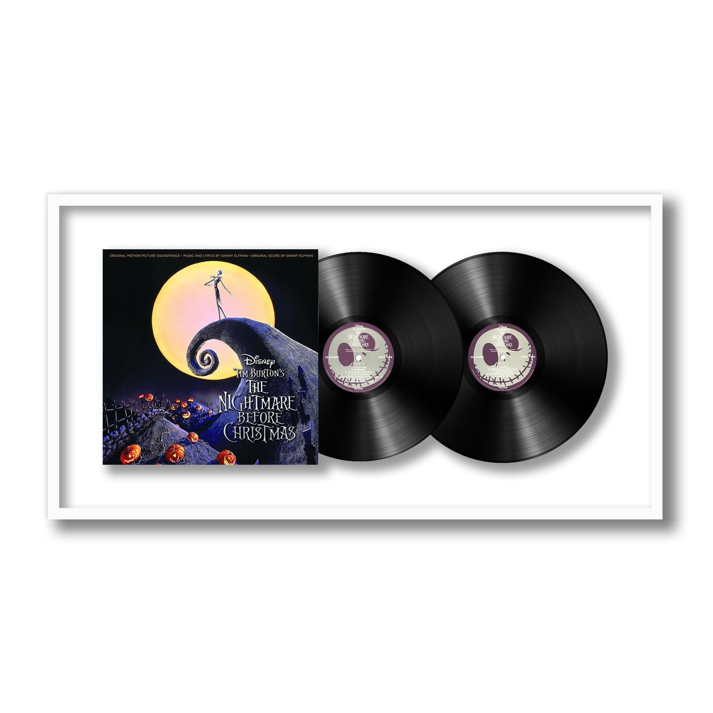 The Nightmare Before Christmas Framed Vinyl Record