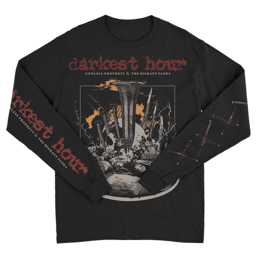 Darkest Hour Godless Prophets & The Migrant Flora Mens Long Sleeve Shirt