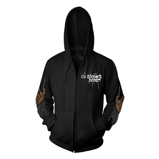Darkest Hour Dragon Mens Zip Up Hoodie