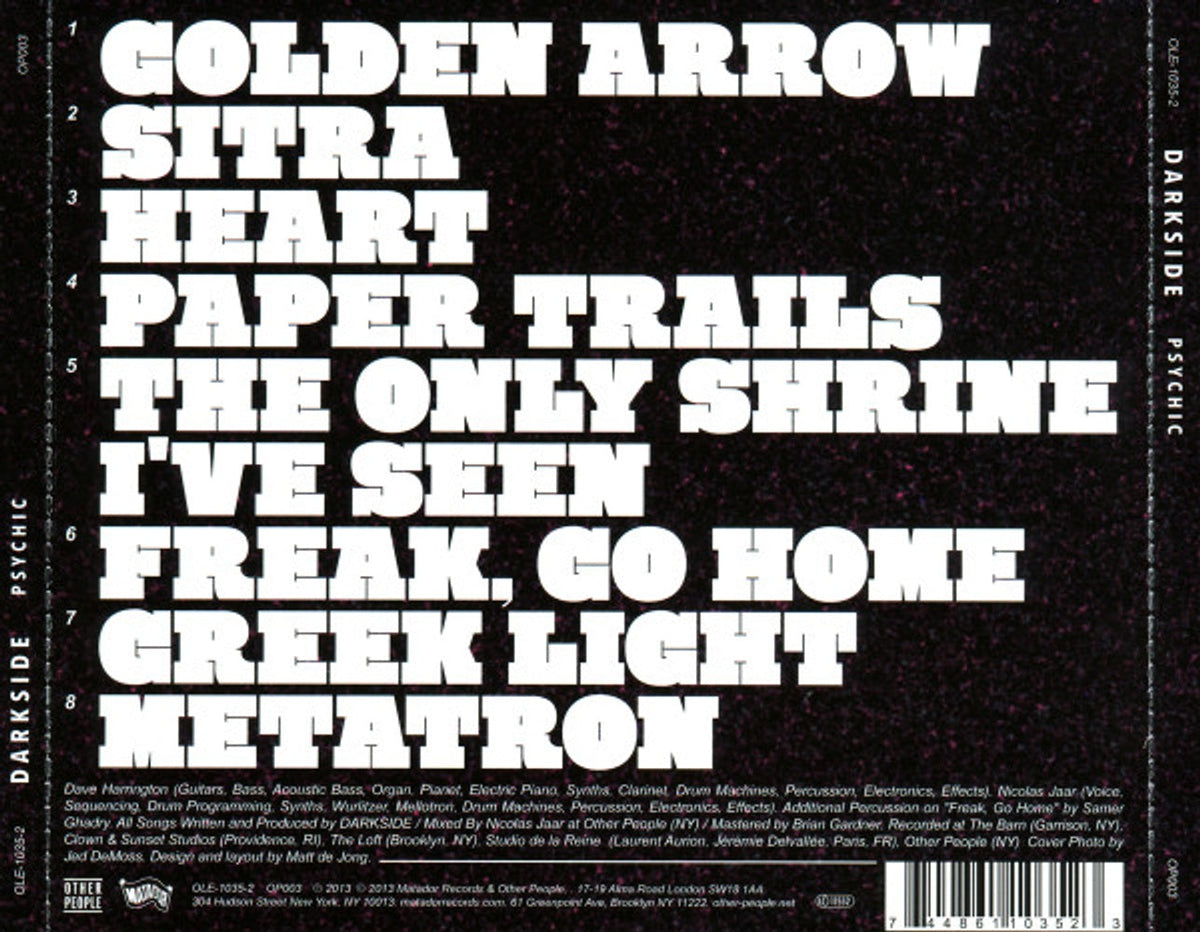 Darkside – Psychic Music CD