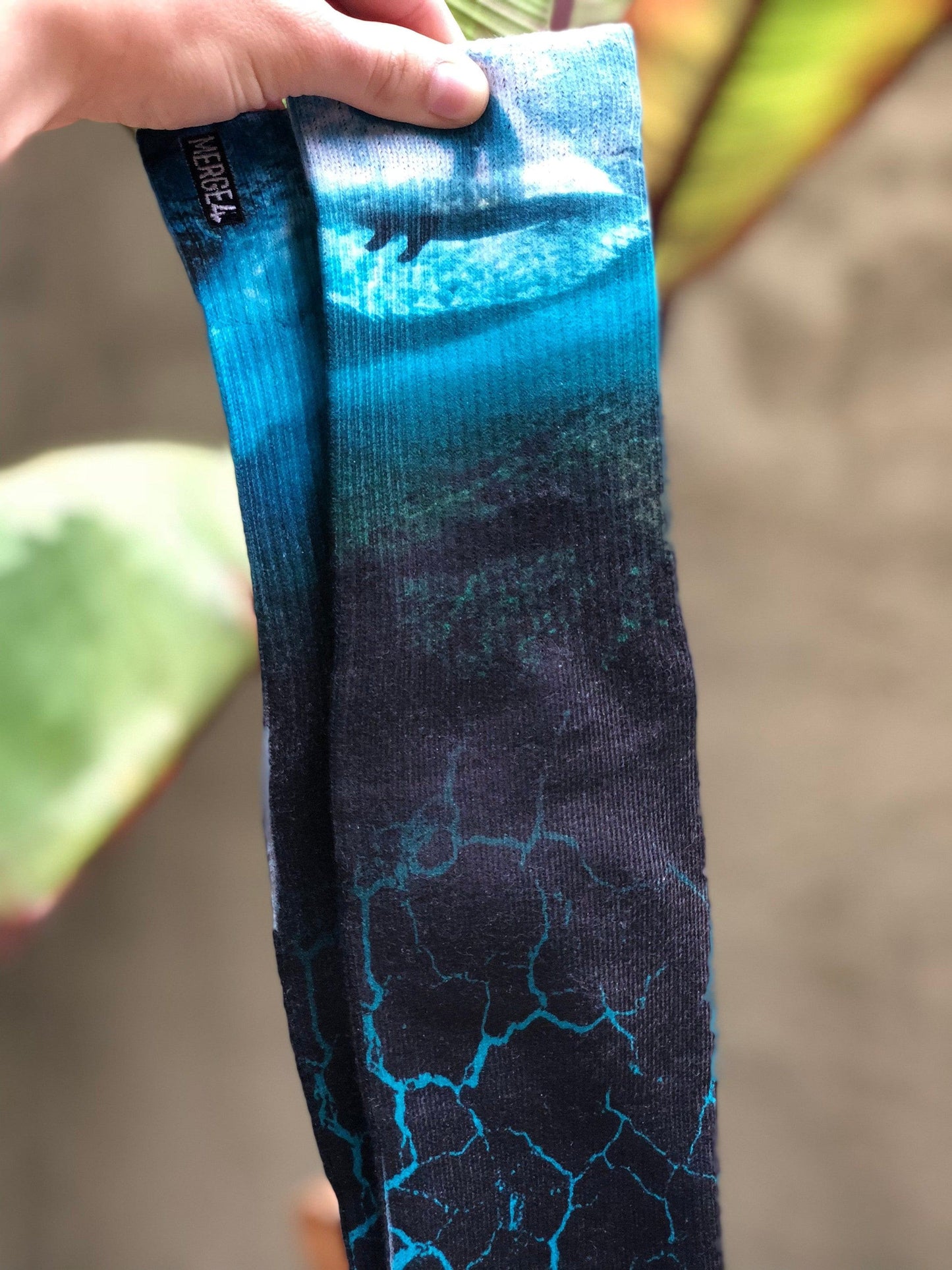 Dave Nelson Fish Bowl Adult Crew Socks
