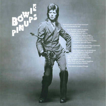David Bowie – Pinups (LP Vinyl) Vinyl Record