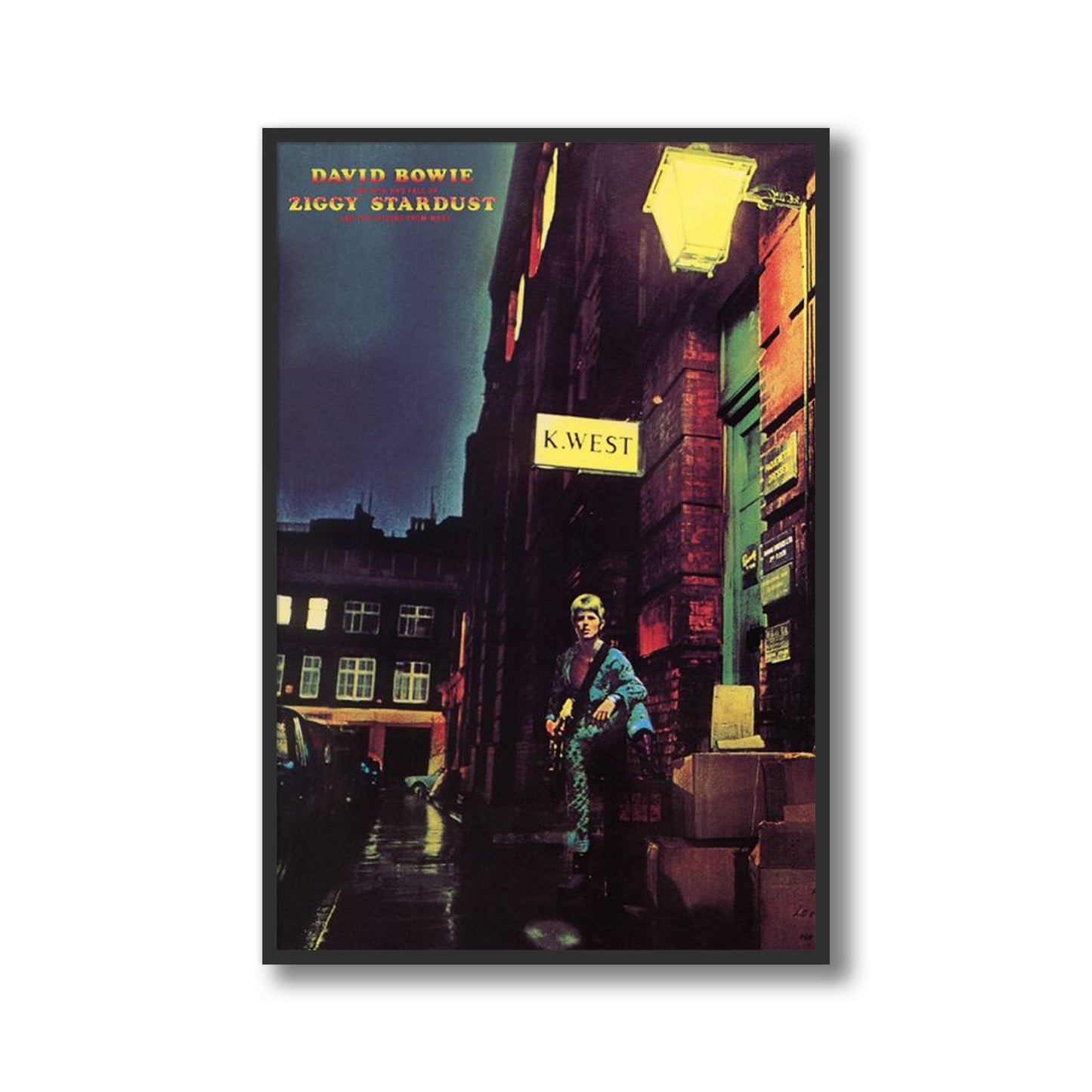 David Bowie Ziggy Stardust Framed Poster