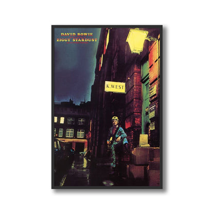 David Bowie Ziggy Stardust Framed Poster