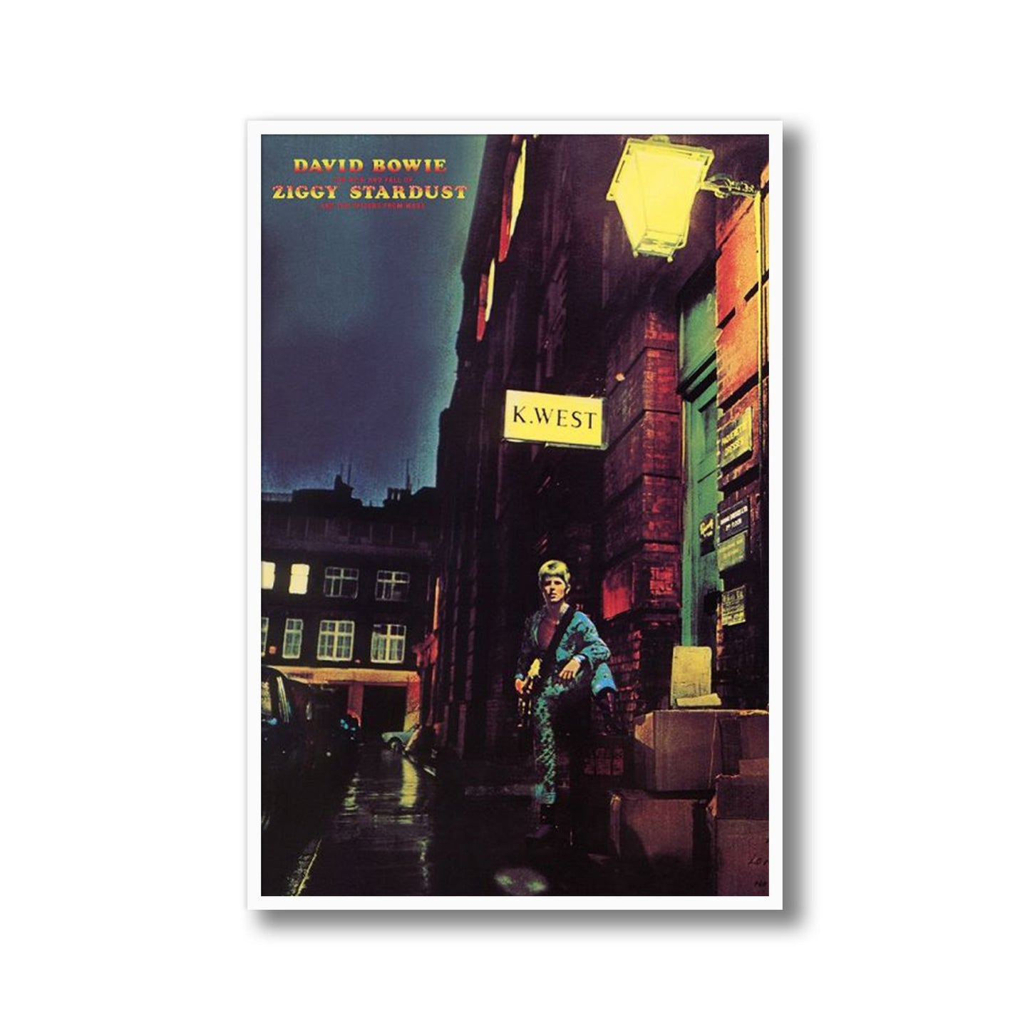 David Bowie Ziggy Stardust Framed Poster