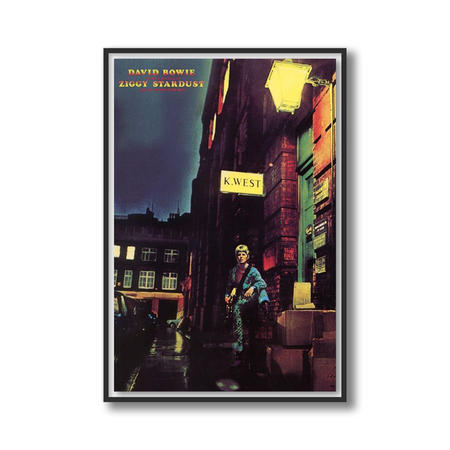 David Bowie Ziggy Stardust Framed Poster