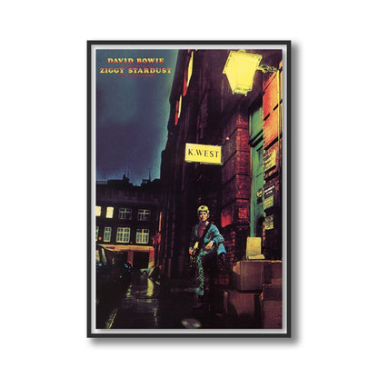 David Bowie Ziggy Stardust Framed Poster