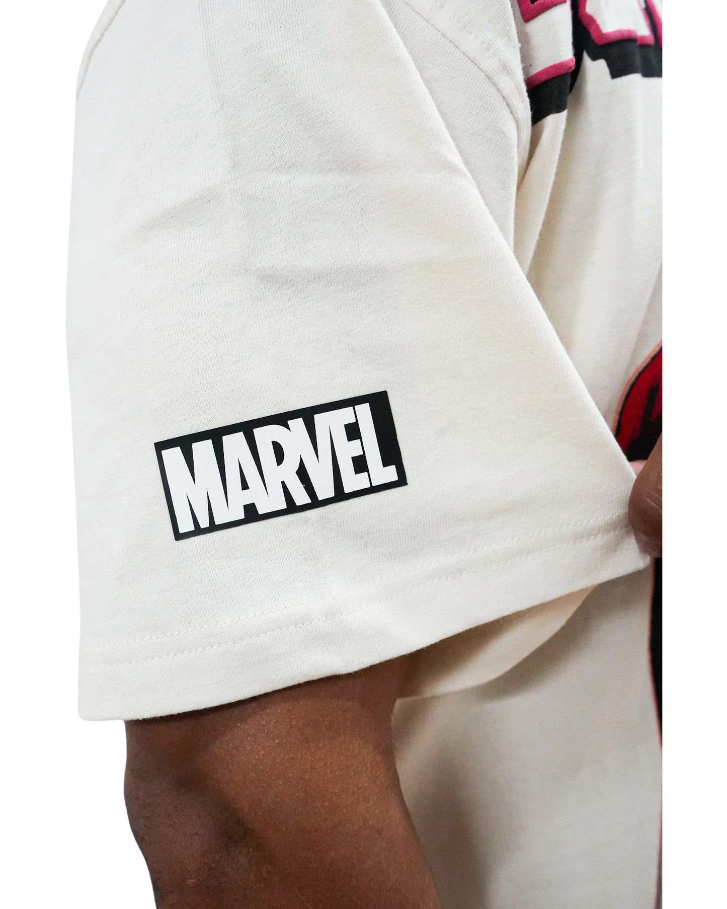 Deadpool x Wolverine - Mutant Merc Madness Oversized White Mens T Shirt