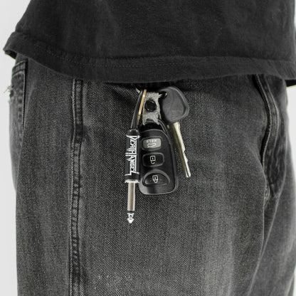 Death Angel Logo Guitar Plug Keychain