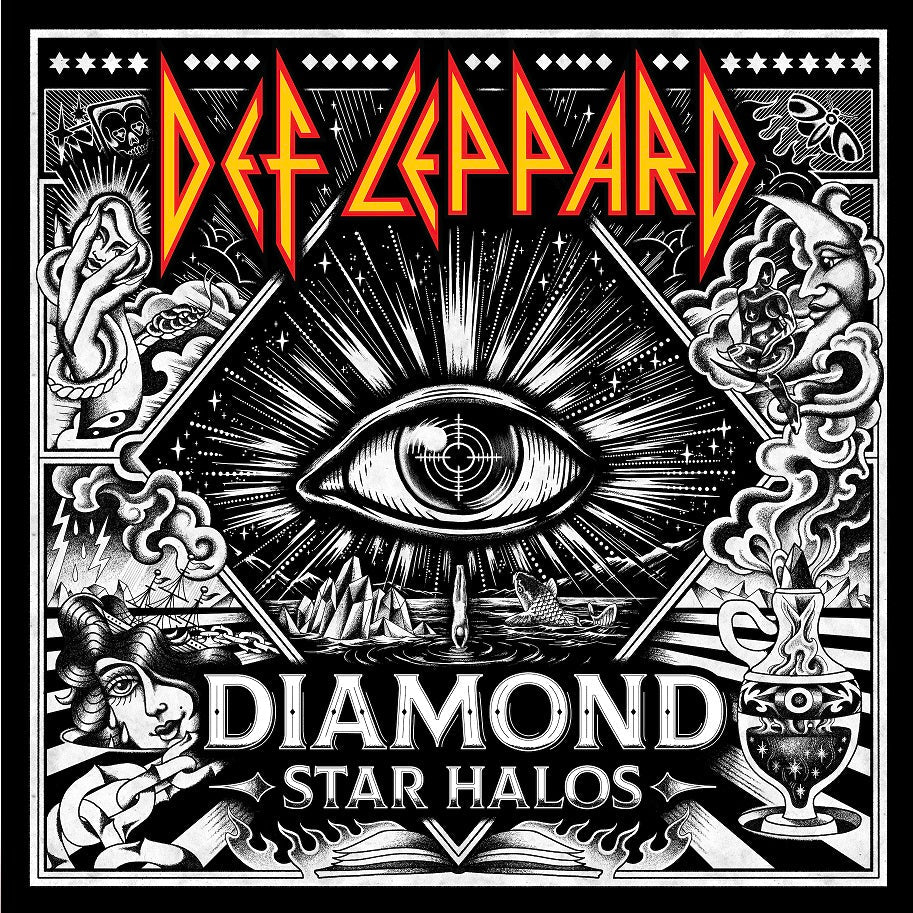 Def Leppard Diamond Star Halos 2 LP Vinyl Record