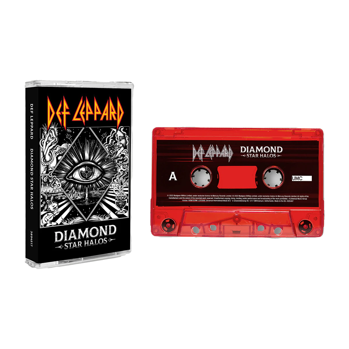 Def Leppard - Diamond Star Halos Red Cassette Tape Cassette Tape
