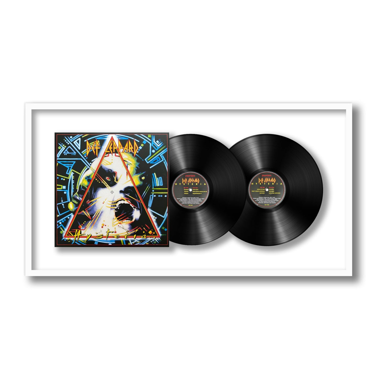 Def Leppard Hysteria Framed Vinyl Record