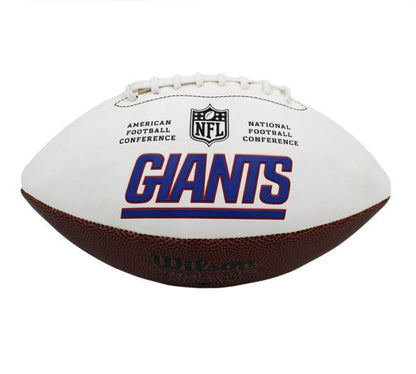 Deonte Banks Autographed Wislon NY Giants Logo Football