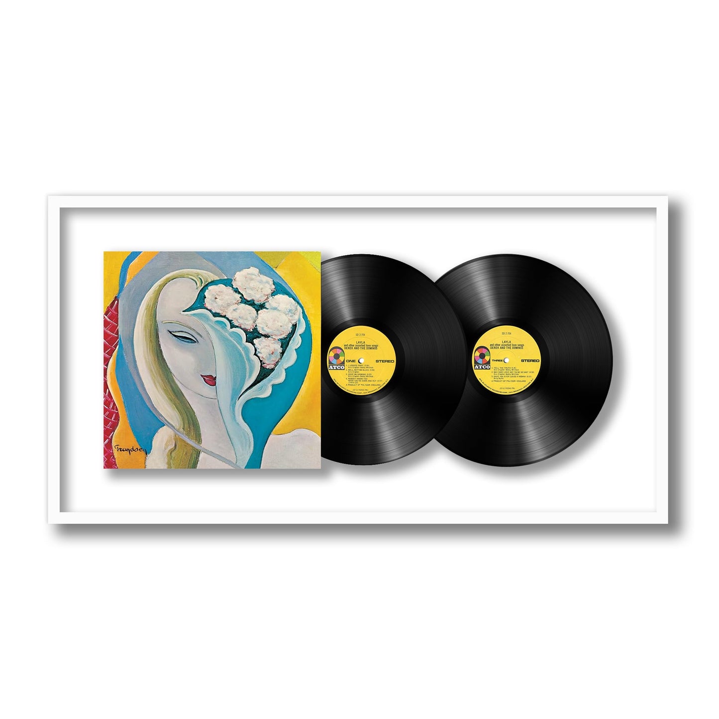 Derek and the Dominos Layla and Other Assorted Love Songs Framed Vinyl Record