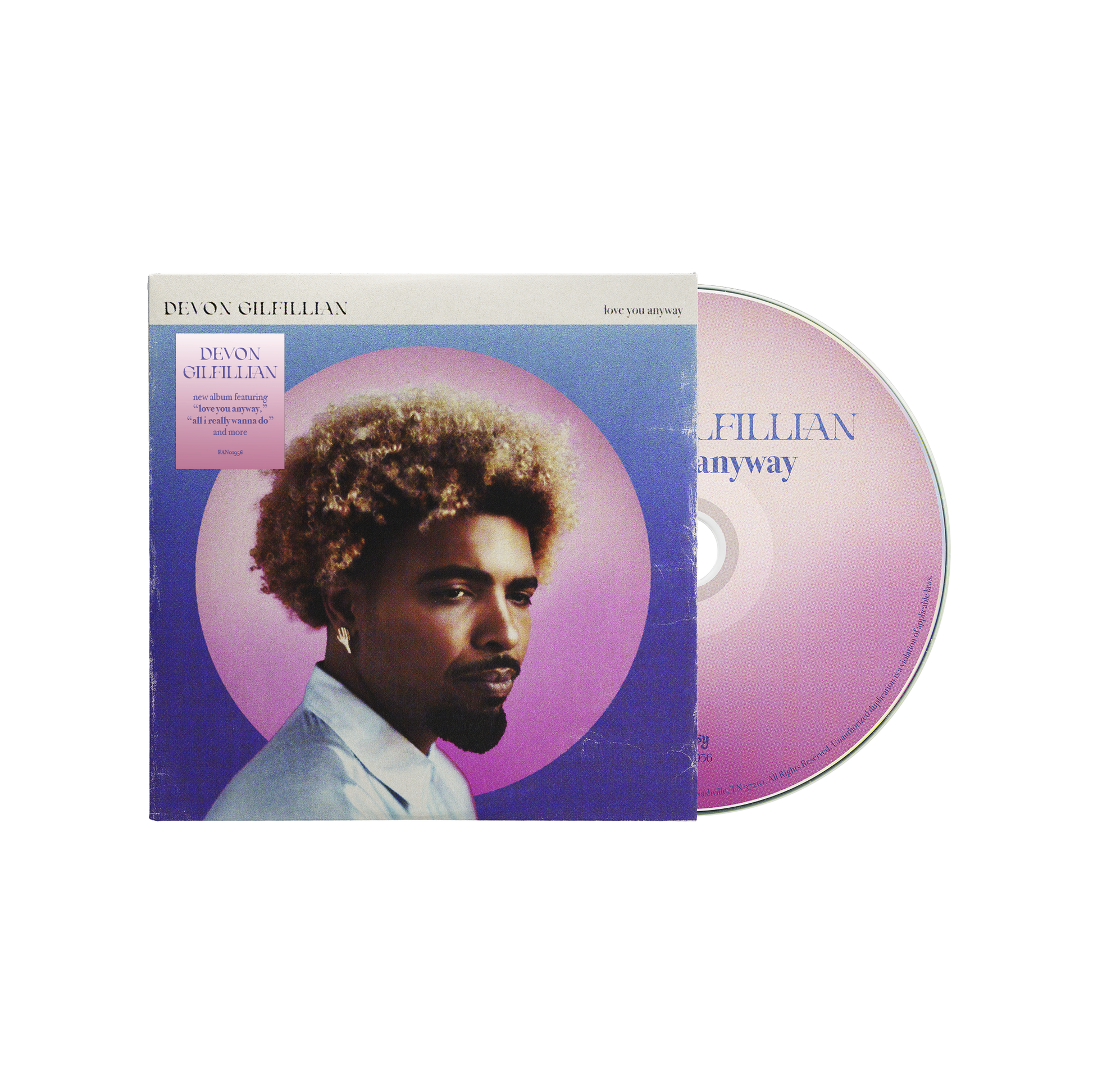 Devon Gilfillian - Love You Anyway - Music CD