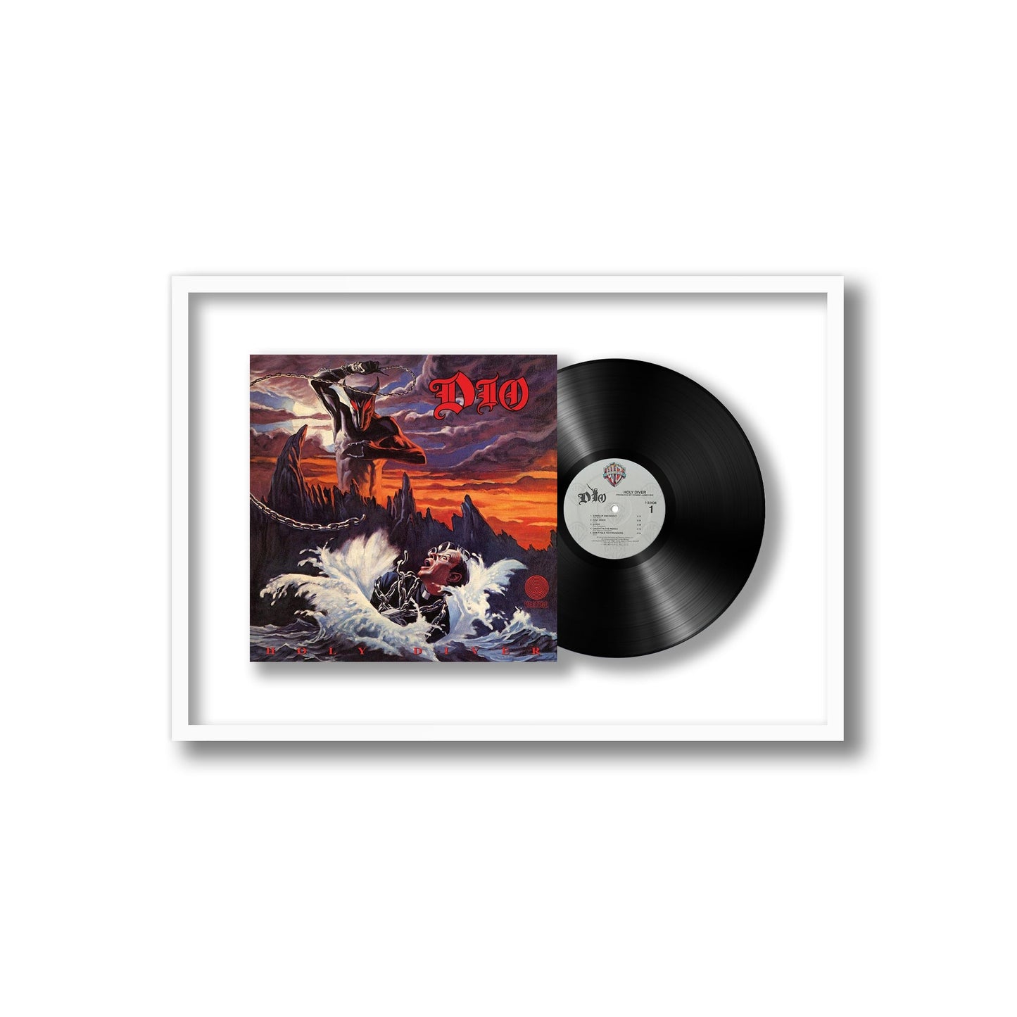 Dio Holy Diver Framed Vinyl Record