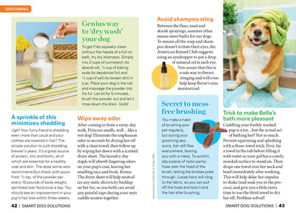 First For Women Specials - Smart Dog Solutions: 175 Genius Tips to Treat Your Pup Right ... For Less! Discover Ways To Banish Drool Marks, Soothe Firework Fears, Craft DIY Pet Stairs & More!