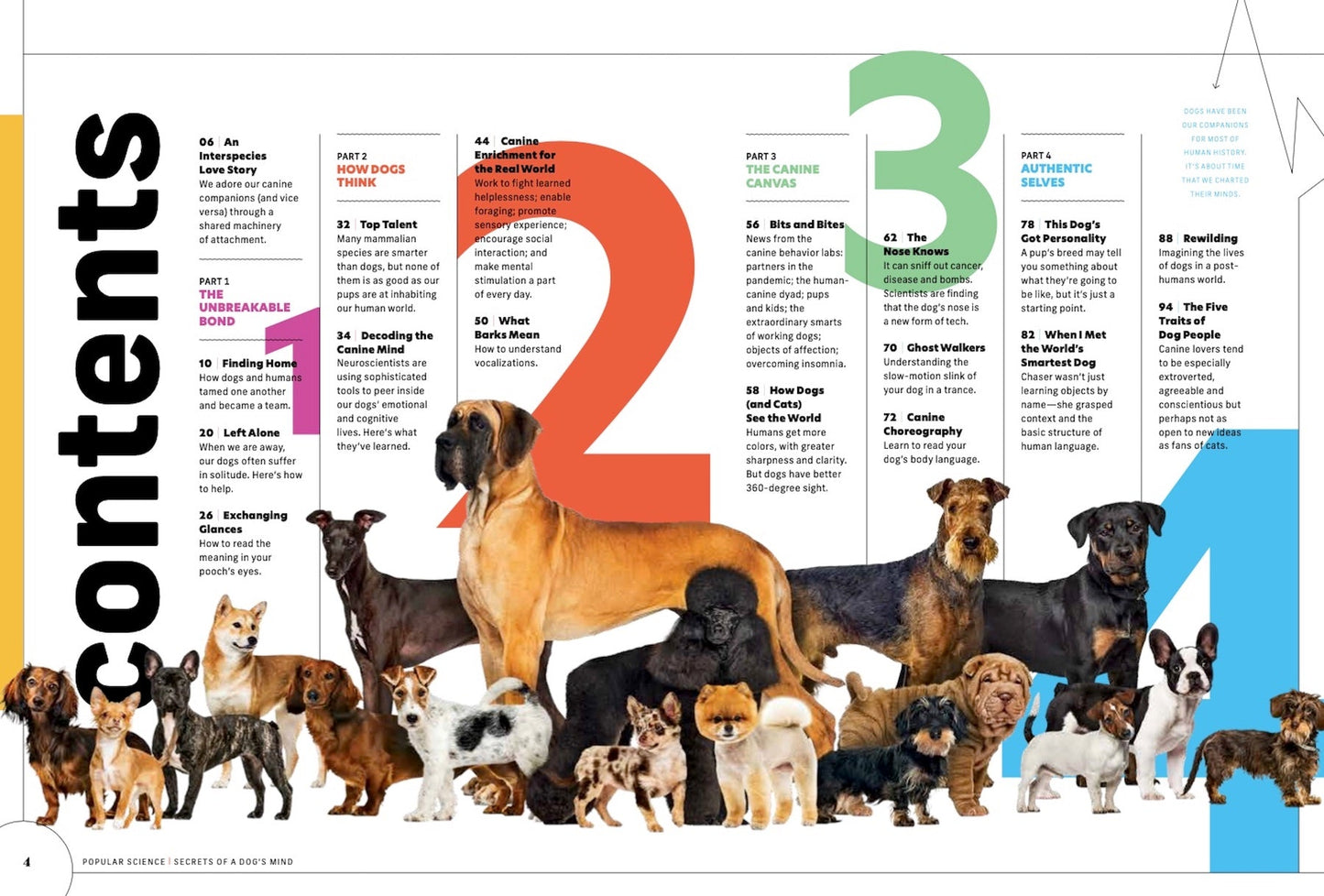 Popular Science - Secrets of a Dogs Mind: Decoding Your Pet's Body Language and Figuring Out Their Thoughts and Feelings! Find Out the Real Meaning Behind All of the Woofs, Barks and Growls!