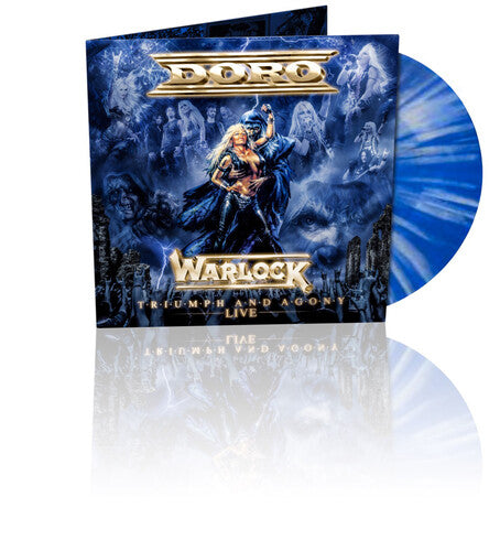 Warlock - Triumph & Agony Live (Marble Blue & White Vinyl) [Vinyl]