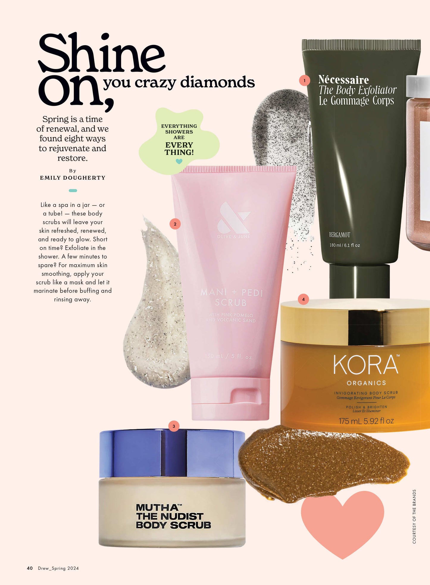 DREW Barrymore Magazine - Spring 2024 Issue: 78 Spring Finds, Design, Decor, Beauty, Travel, Food, Cookbook Club, Advice, Q&A, Show Guests, Oprah Winfrey, Anne Hathaway, Megan Fox & Natalie Portman!