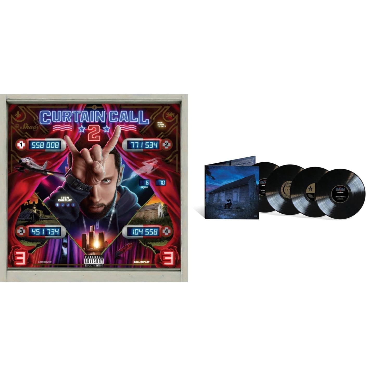 Eminem - Curtain Call 2 (2LP) & Marshall Mathers LP2 (10Th Anniversary Edition) (Expanded Deluxe/4LP)