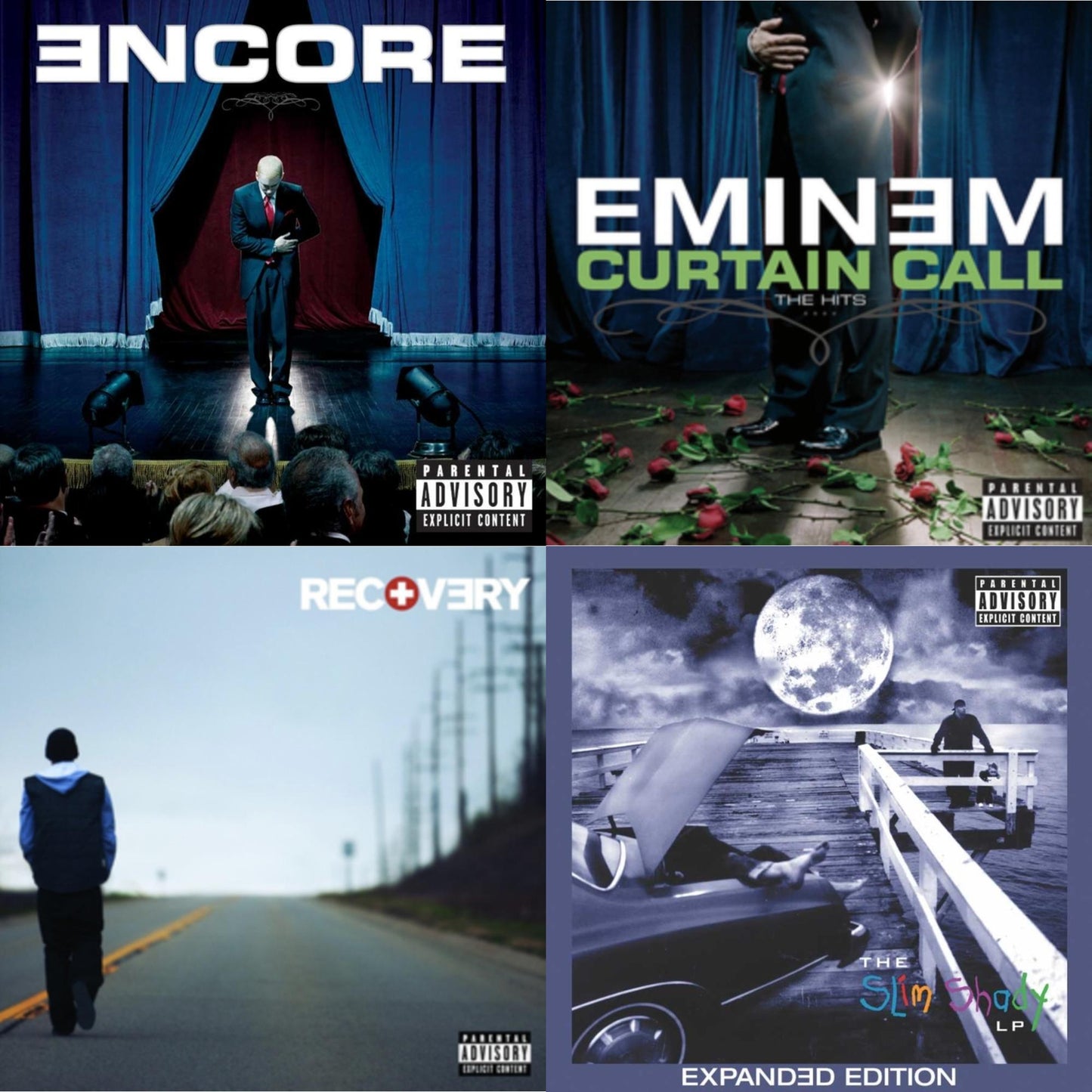 Eminem - Encore & Curtain Call: Hits & Recovery & Slim Shady LP (2CD Expanded Edition) (X)