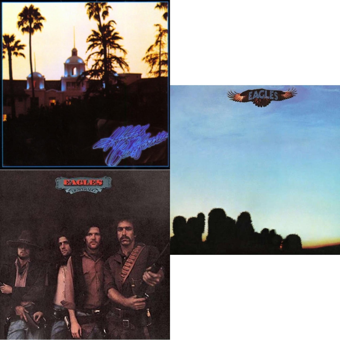 Eagles - Hotel California & Desperado & Eagles - LP Vinyl Bundle