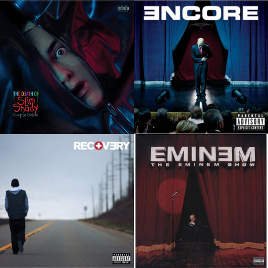 Eminem - Death Of Slim Shady (Coup De Grace) (X) (Red/Blue Vinyl/2LP) & Encore & Recovery & Eminem Show