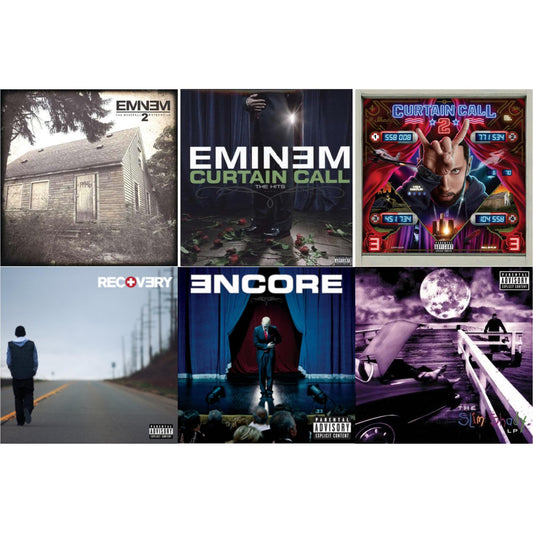 Eminem - Curtain Call 2 (2LP) & Encore & Curtain Call: Hits & Recovery & Marshall Mathers LP 2 & Slim Shady LP