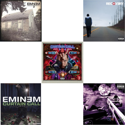 Eminem - Curtain Call 2 (2LP) & Curtain Call: Hits & Recovery & Marshall Mathers LP 2 & Slim Shady LP