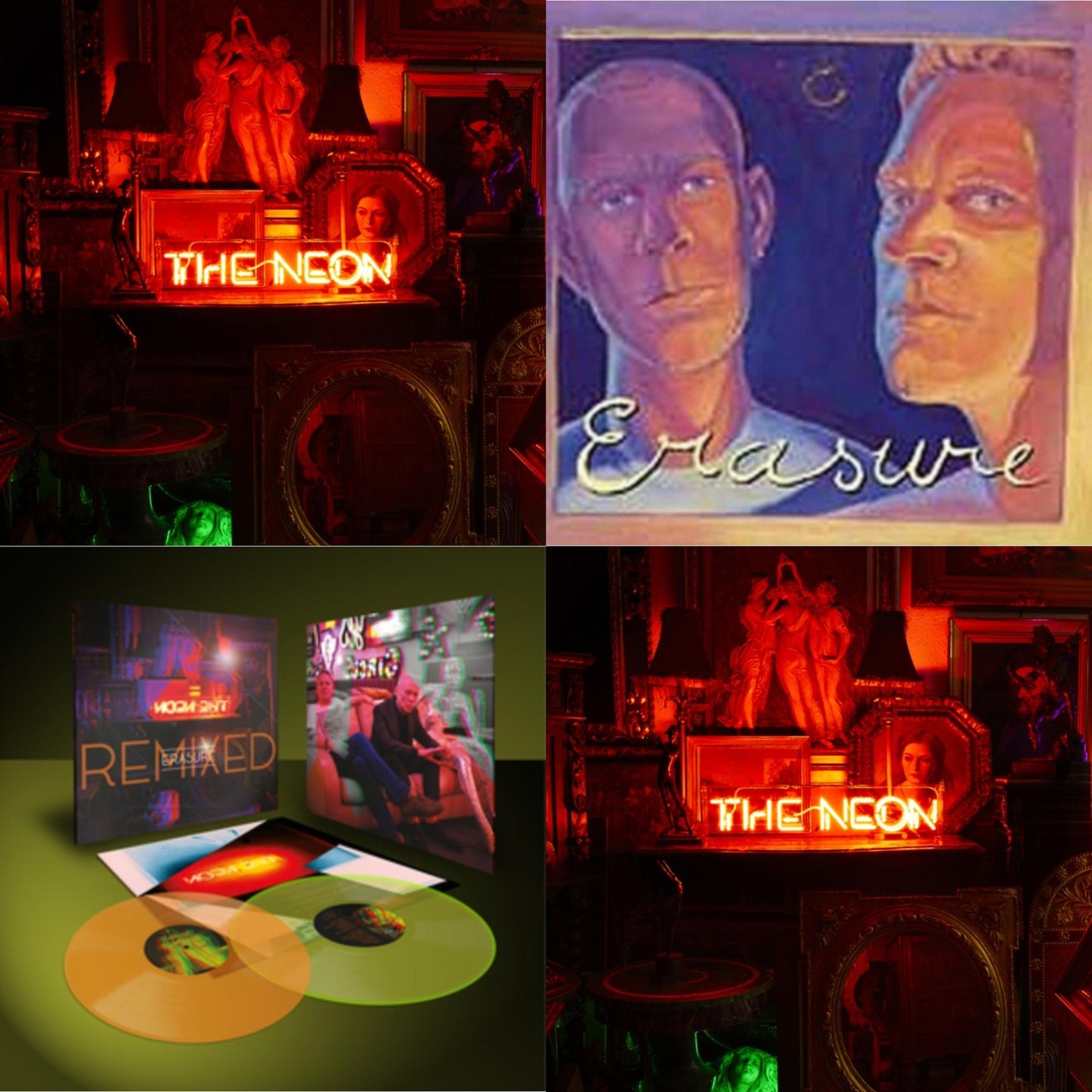 Erasure - Erasure (180G) & Neon Remixed (2LP/Limited/Amber & Yellow Vinyl) & Neon & Neon