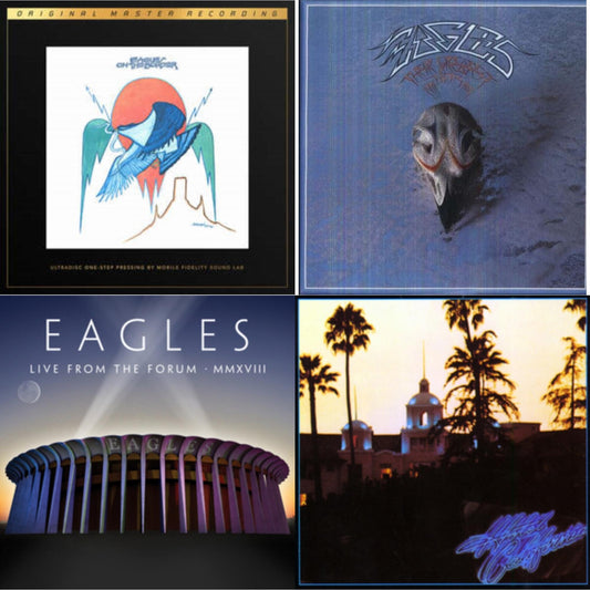 Eagles - Hotel California & Their Greatest Hits 1971-1975 & Live From The Forum Mmxviii (4LP/180G) & On The Border (2LP/180G/45RPM Supervinyl Ultradisc One-Step/Original Masters/Limited/Numbered)