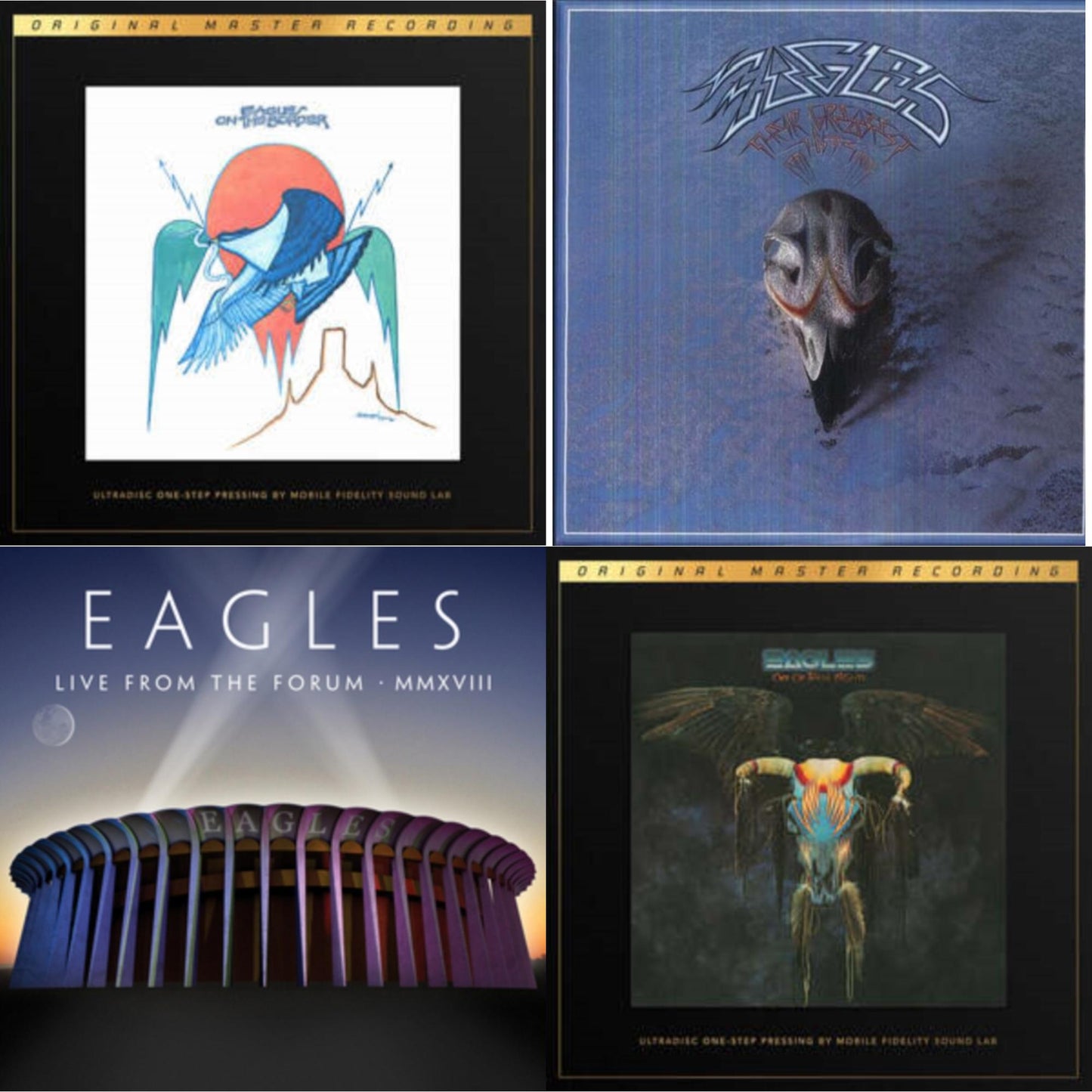 Eagles - Their Greatest Hits 1971-1975 & Live From The Forum Mmxviii (4LP/180G) & On The Border (2LP/180G/45RPM Supervinyl Ultradisc One-Step/Original Masters/Limited/Numbered) & One Of These Nights (2LP/180G/45RPM Supervinyl Ultradisc