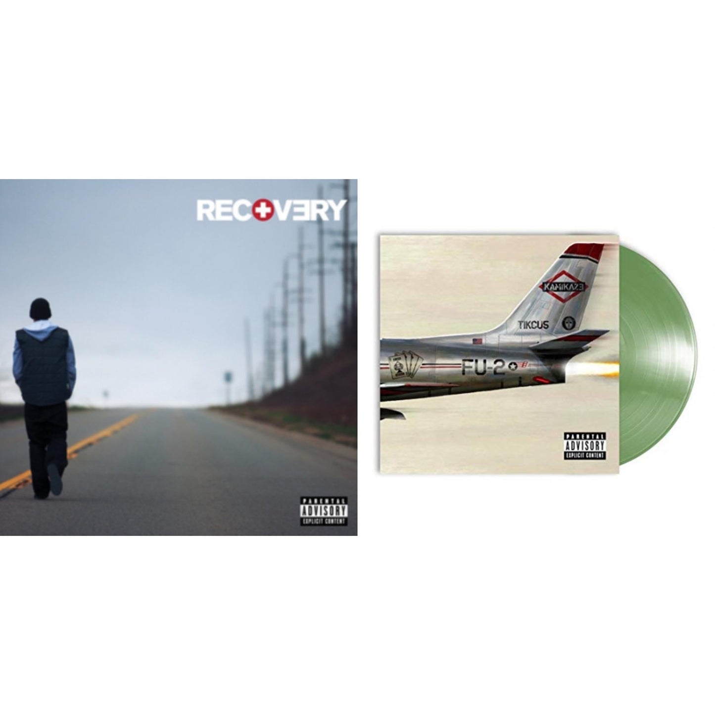 Eminem - Recovery & Kamikaze (Opaque Olive Green LP Vinyl/Gatefold Jacket)