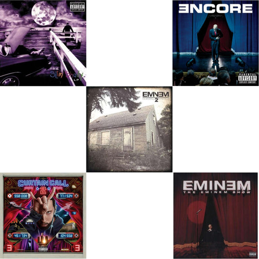 Eminem - Curtain Call 2 (2LP) & Encore & Marshall Mathers LP 2 & Slim Shady LP & Eminem Show