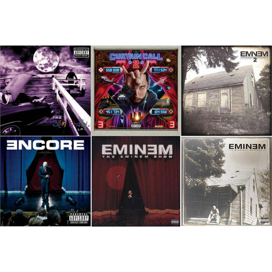 Eminem - Curtain Call 2 (2LP) & Encore & Marshall Mathers LP 2 & Slim Shady LP & Marshall Mathers LP & Eminem Show