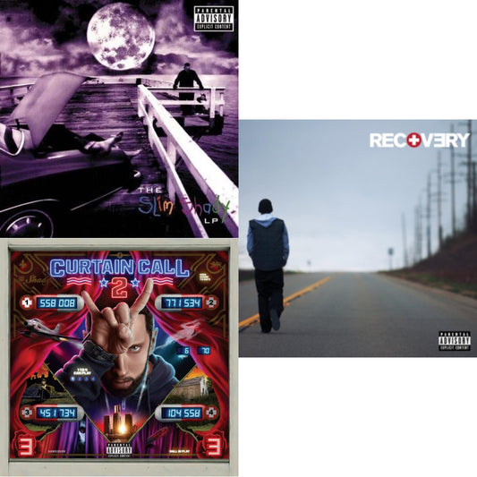 Eminem - Curtain Call 2 (2LP) & Recovery & Slim Shady LP