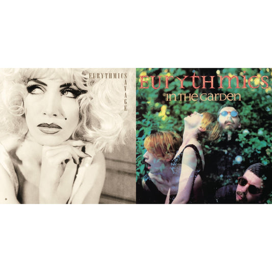 Eurythmics - In The Garden (180G/Dl Card) & Savage (180G/Dl Card) - LP Vinyl Bundle