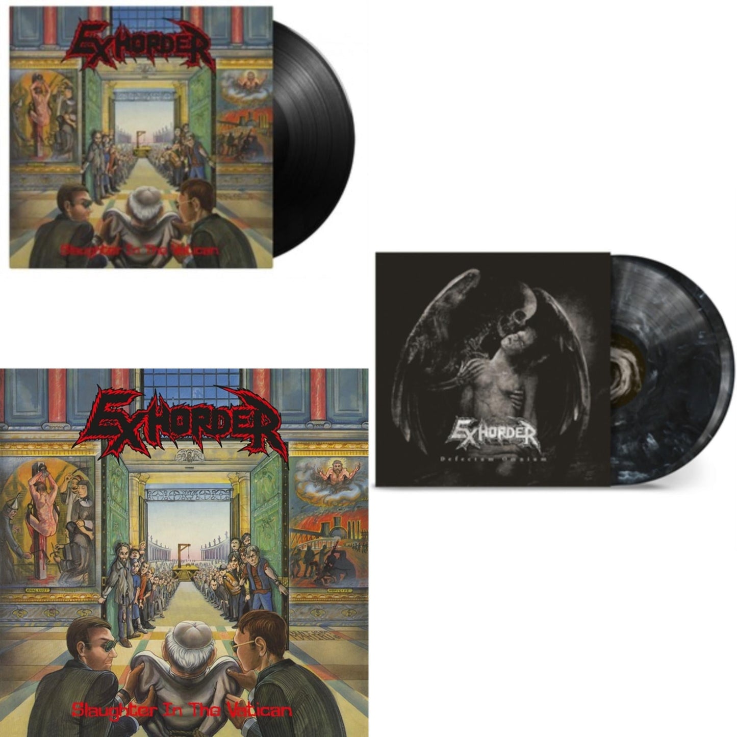 Exhorder - Slaughter In The Vatican (180G/Insert/Import) & Slaughter In The Vatican (Limited/Crystal Clear & Black Marbled LP Vinyl/180G/Insert/Numbered) & Defectum Omnium (Black White Marbled Vinyl/2LP)