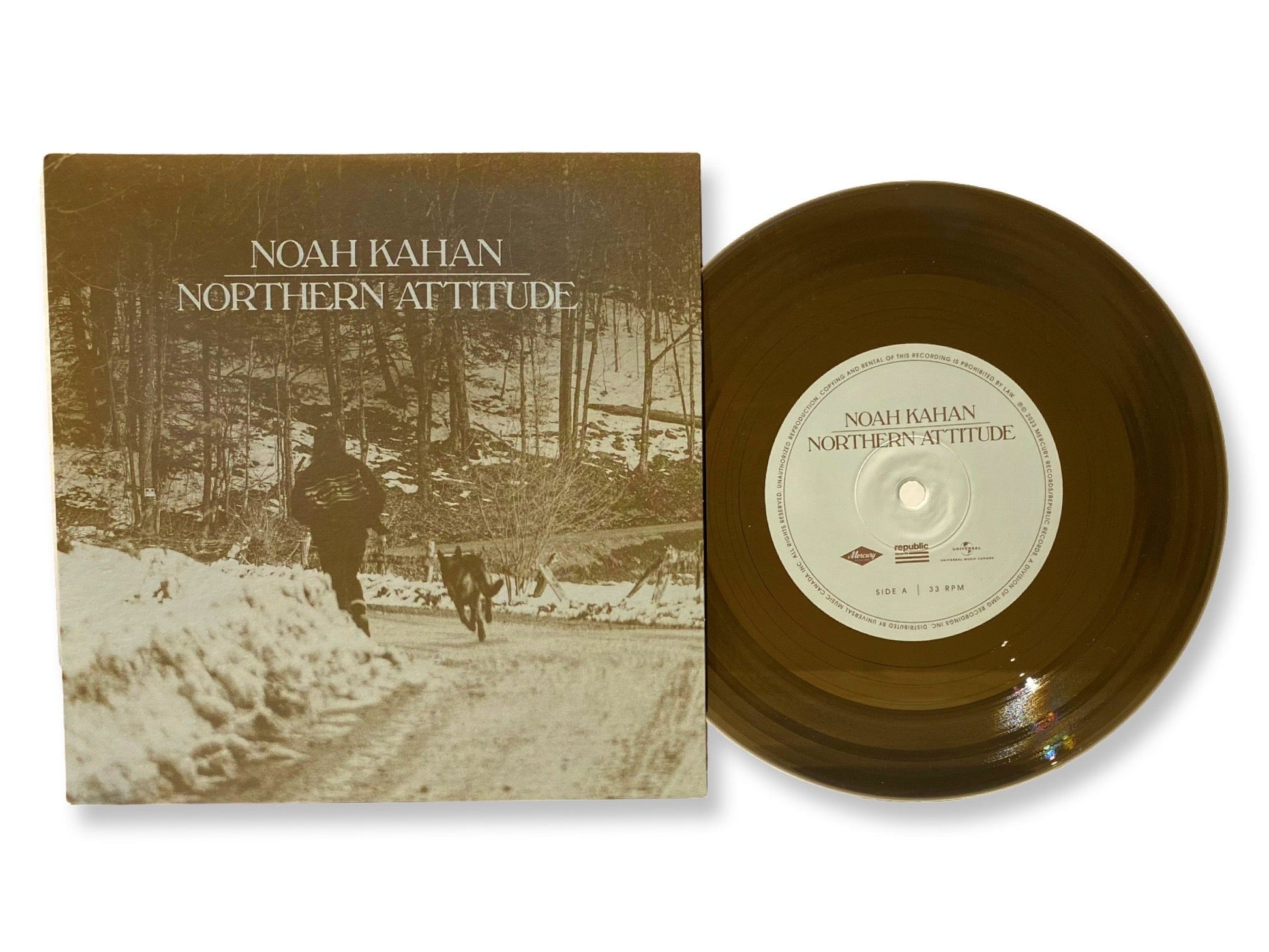 Noah Kahan - Northern Attitude (Limited Edition Black Ice Colored 7" Vinyl w/ Poster) Vinyl Record