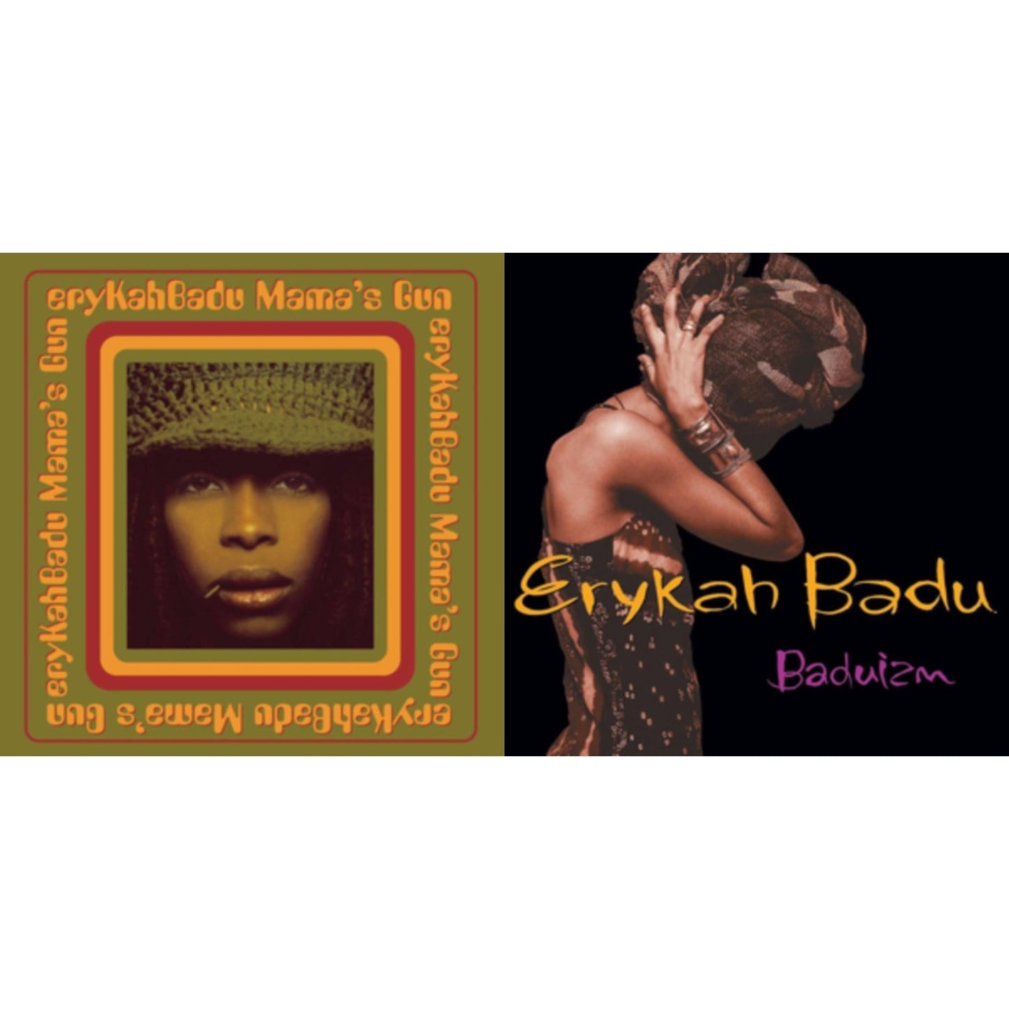 Erykah Badu - Mama's Gun & Baduizm - LP Vinyl Bundle