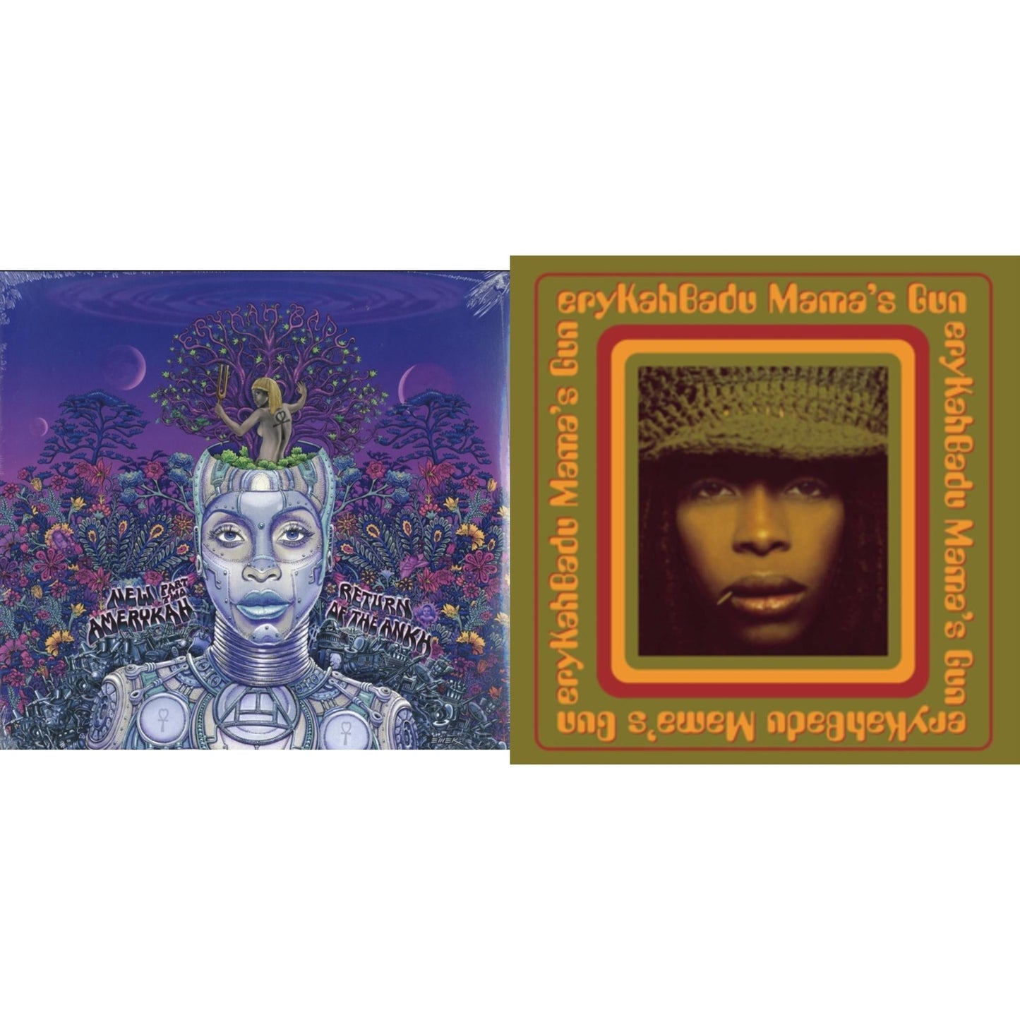 Erykah Badu - New Amerykah Part 2: Return Of Ankh & Mama's Gun - LP Vinyl Bundle