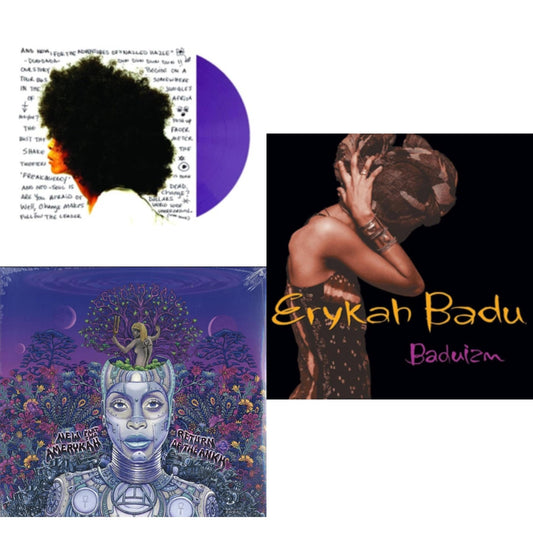 Erykah Badu - Worldwide Underground (Purple LP Vinyl) & New Amerykah Part 2: Return Of Ankh & Baduizm