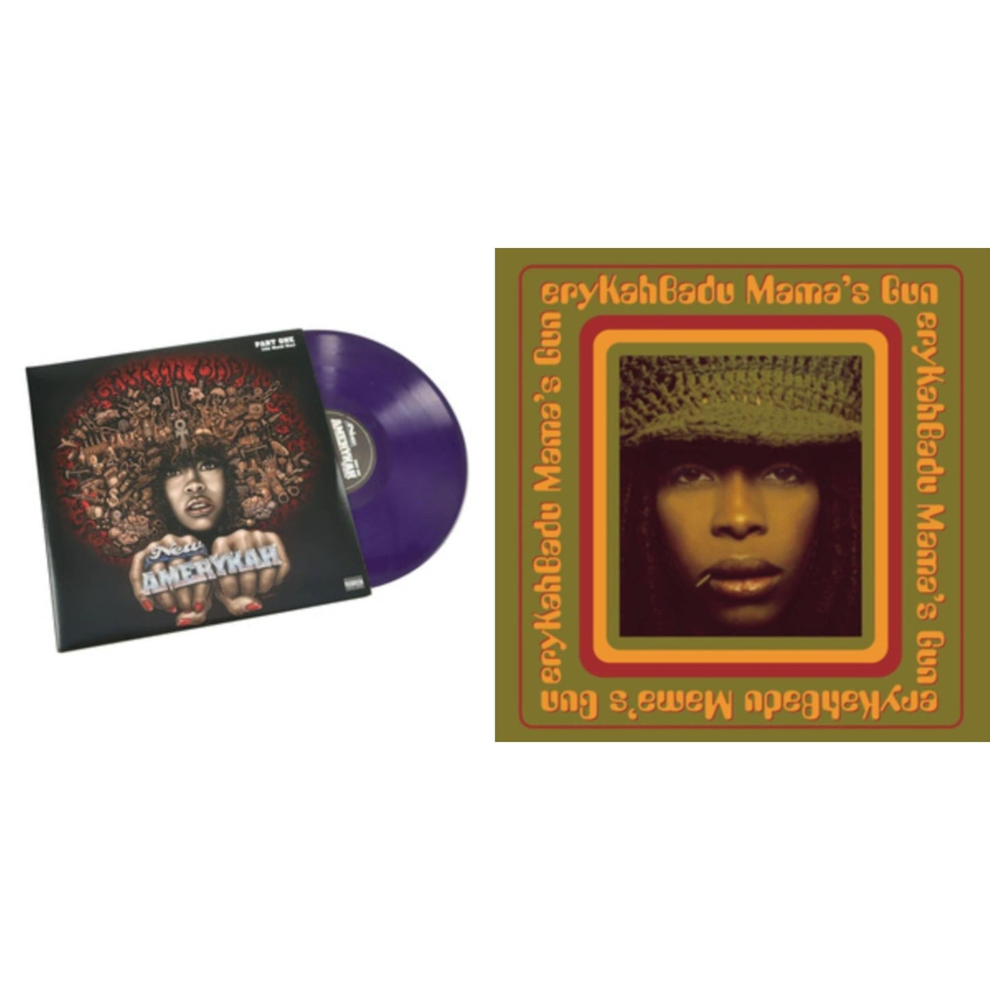 Erykah Badu - New Amerykah Part One (4Th World War) (Purple Vinyl/2LP) & Mama's Gun