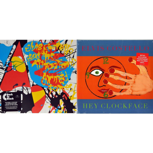 Elvis Costello - Armed Forces (Includes Live At Hollywood High Ep) (180G) & Hey Clockface (Transparent Red Vinyl/2LP) (I)