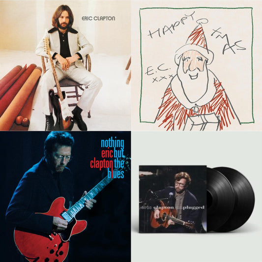 Eric Clapton - Nothing But The Blues (2LP/2CD/Blu-Ray/Book/Extras) & Unplugged & Eric Clapton & Happy Xmas (2LP/180G/45RPM Vinyl)