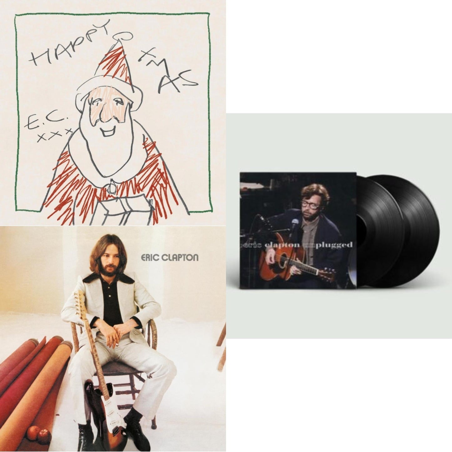 Eric Clapton - Unplugged & Eric Clapton & Happy Xmas (2LP/180G/45RPM Vinyl)