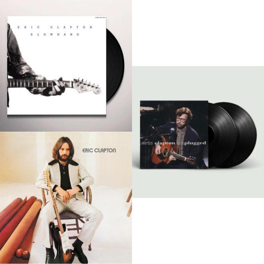 Eric Clapton - Unplugged & Slowhand (35Th Anniversary) & Eric Clapton - LP Vinyl Bundle